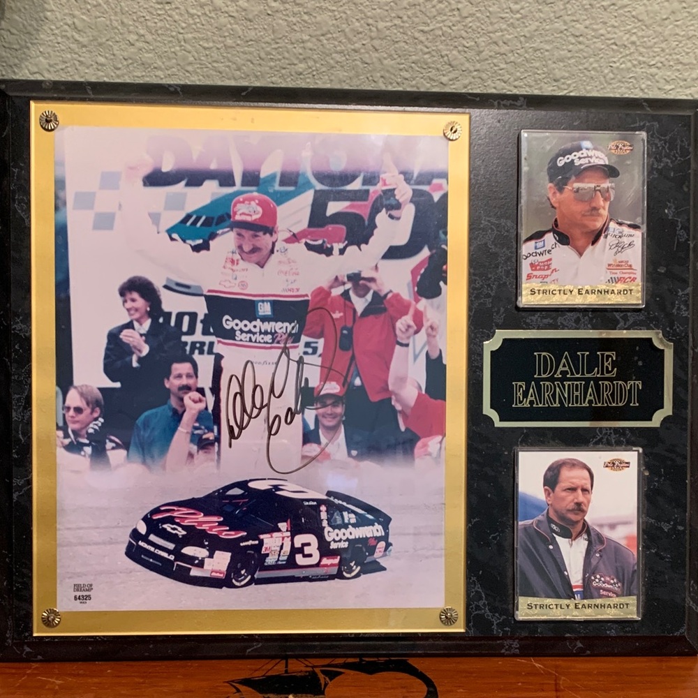 Dale Earnhardt Commemorative Plaque